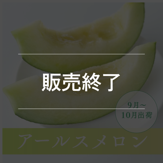 アールスメロン(９月－１０月出荷)